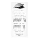 Search for white rack cards Makeup artist
