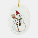 Search for broom christmas tree decorations Snowman
