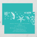 Search for sea shells invitations Modern