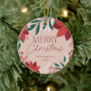 Search for festive christmas tree decorations Red and green