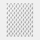 Search for piano keyboard blankets Black and white