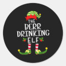 Search for beer drinking stickers Elf