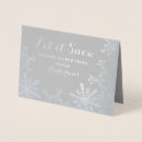 Search for let it snow christmas cards Silver foil