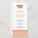 Search for red and white checkered invitations Watermelon