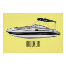 Search for motorboat art Speedboat