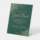 Search for emerald green wedding signs Thank you