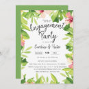 Search for hawaiian engagement party invitations Watercolor