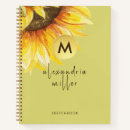 Search for flower monogram notebooks Monogram monogrammed name