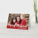 Search for single photo christmas cards Red