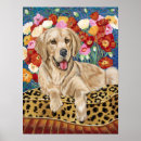 Search for golden retriever puppy art Portrait