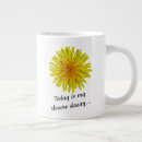 Search for dandelion flower mugs Yellow