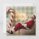 Search for retro santa christmas cards Merry