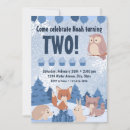 Search for winter woodland birthday invitations Wonderland