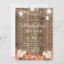 Search for pot luck invitations Rustic