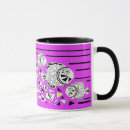 Search for black and white fish mugs Geometric