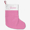 Search for polka dot christmas stockings Festive