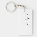 Search for black rectangle key rings Birthday