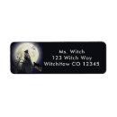 Search for witch return address labels Black cat