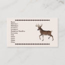 Search for whitetail deer business cards Stag