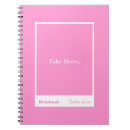 Search for pink quote notebooks For her