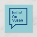 Search for speech bubble business cards Minimalist