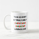 Search for ugly christmas sweater coffee mugs Santa