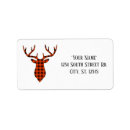 Search for flannel return address labels Lumberjack