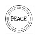 Search for peace rubber stamps Minimalist