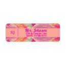 Search for cotton candy return address labels Pink