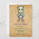 Search for frankenstein birthday invitations Halloween birthday party