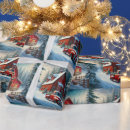 Search for red barn wrapping paper Snow