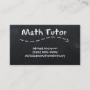 Search for mathematics tutor business cards Instructor
