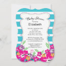 Search for die cut baby shower invitations Tropical