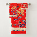 Search for dragon bath towels Red