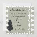 Search for alice in wonderland save date invitations Don't be late