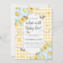 Search for what will it bee invitations Watercolor floral