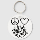 Search for love note key rings Musical notes