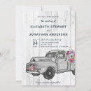 Search for vintage truck invitations Wood