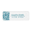 Search for teal green return address labels Girly