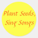 Search for plant seeds stickers Garden