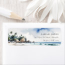 Search for palm beach return address labels Modern elegant