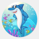 Search for happy shark stickers Ocean
