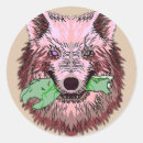 Search for scary wolf stickers Spooky