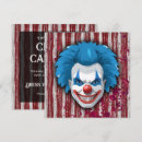 Search for carnival halloween invitations Clown