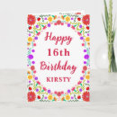Search for purple sweet 16 birthday cards Floral
