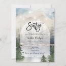 Search for lake birthday invitations Mountains