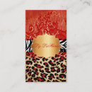 Search for cheetah business cards Vintage