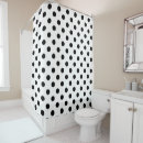 Search for black white polka dots shower curtains Trendy