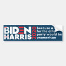 Search for biden harris bumper stickers Election