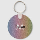 Search for rainbow key rings Glitter